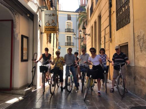 The photos of paella and tapas bike tour in valencia
