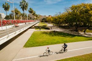 Gran recorrido en bicicleta por Valencia en grupo