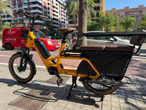 The photos of family cargo premium longtail e-bike