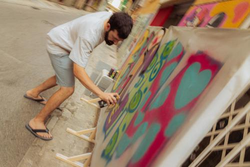 Taller de Grafiti de David de Limón y tour en bici de arte urbano