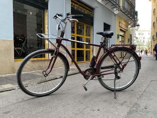 The photos of second-hand btwin city bike