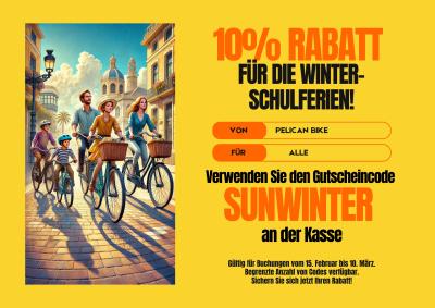 de winter school holidays 10% off