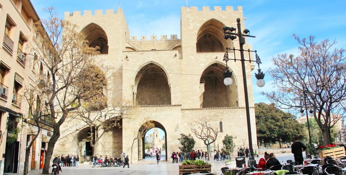 Torres de Serranos in Valencia 