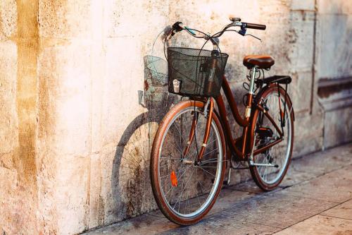The photos of city bike