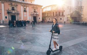 The electric scooter rental