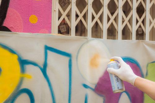 Taller de Grafiti de David de Limón y tour en bici de arte urbano